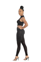 Cargar imagen en el visor de la galería, DeCalysh SexyInBlack Top And Leggings
