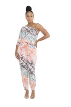 Cargar imagen en el visor de la galería, DeCalysh SoRelaxed Cotton Candy Multicolor Jumpsuit With Mask
