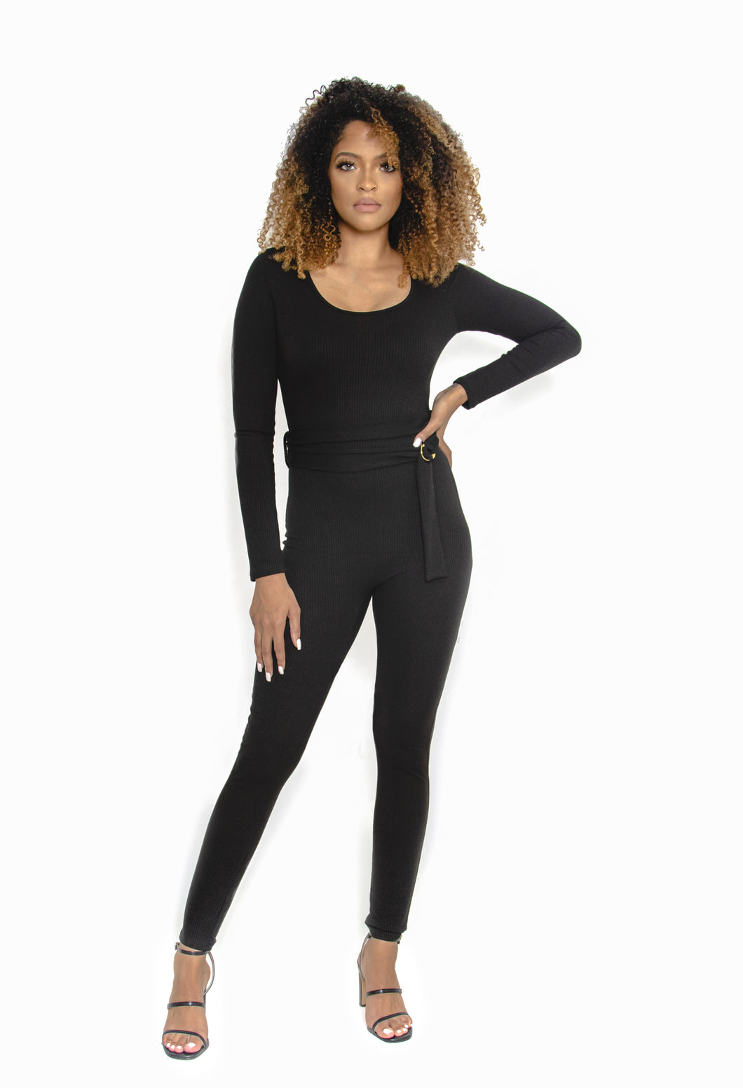 DeCalysh SexySleek Black Jumpsuit