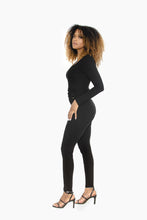 Load image into Gallery viewer, DeCalysh SexySleek Black Jumpsuit
