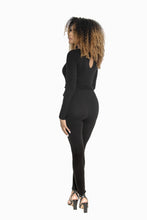 Load image into Gallery viewer, DeCalysh SexySleek Black Jumpsuit
