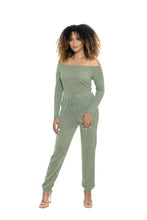 Load image into Gallery viewer, DeCalysh SoRelaxed Olive Jumpsuit
