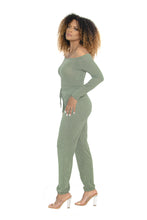 Load image into Gallery viewer, DeCalysh SoRelaxed Olive Jumpsuit
