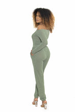 Load image into Gallery viewer, DeCalysh SoRelaxed Olive Jumpsuit
