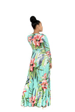 Cargar imagen en el visor de la galería, DeCalysh SceneStealer Mint Floral Dress
