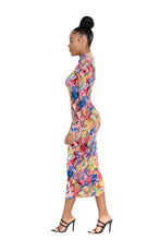 Load image into Gallery viewer, DeCalysh SceneStealer Multicolor Python Dress
