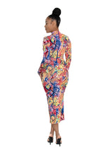 Load image into Gallery viewer, DeCalysh SceneStealer Multicolor Python Dress
